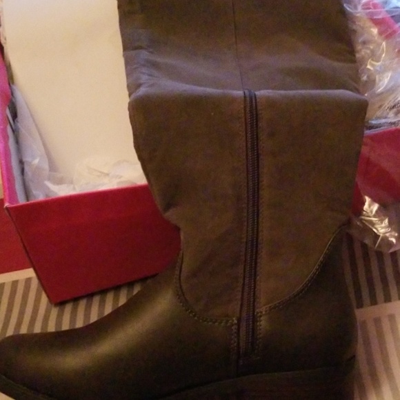 Dark Grey Boots - Picture 2 of 6